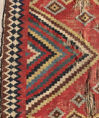 Antique Shiraz Kilim 
Size 288x88 cm                           