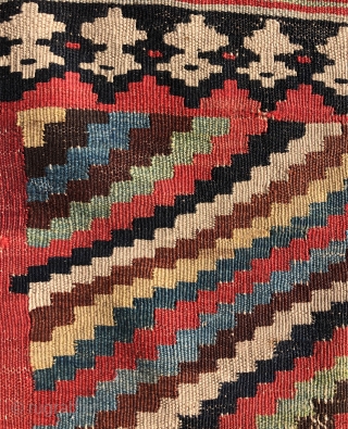 Antique Shiraz Kilim 
Size 288x88 cm                           