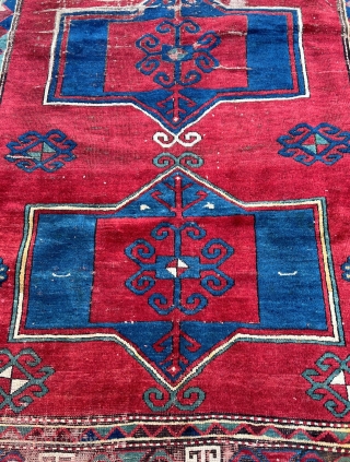 Antique Caucasian Karachopf Kazak Rug Circa 1870 
Size 235x160 cm                       