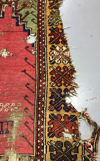 Antique Konya Prayer Fragment 
Size 65x110 cm                          