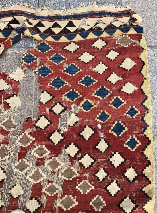 Antique Antalya Circassian Kilim 
Size 390x150 cm 
                         