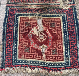 Antique Tibetan Tsokden Rug 
Size 180x65 cm                          