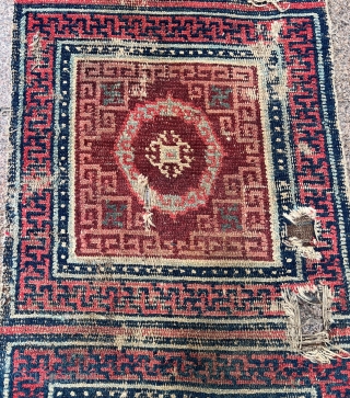 Antique Tibetan Tsokden Rug 
Size 180x65 cm                          