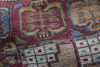 Karapinar central Anatolia End of 19th century / Early 20th century Wool on wool. 
Good condition for ist age a similar piece see pictures.
Size: 155x117cm 
Price: 550€      