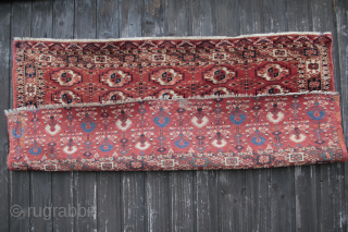beautiful Tekke Chuval Turkmenistan 19TH Century Very good condition according to age,
with minor restorations. absolute colllector's 
Size: 120x75cm 
Price: 1150€ + Post           