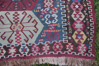 Malataya Kelim Eastern Anatolia 19th centory, good condition,
Size: 175x160cm 
Price: 650 €                     