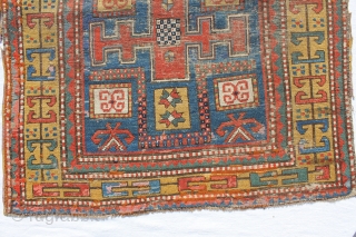 KARACHOPH Antique 19th century
wool on wool natural color
age and signs of wear 
Size: 300x145cm                   