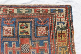 KARACHOPH Antique 19th century
wool on wool natural color
age and signs of wear 
Size: 300x145cm                   