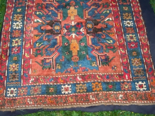 Tschelabert Kazak Caucasus early 20th century 220 x 135 cm, some sign of use, condition good. Synthetic colors.               
