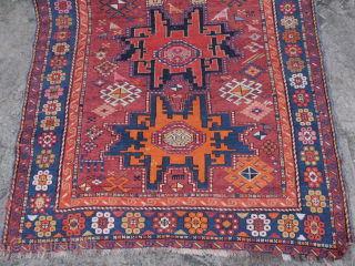 Leshgi Caucasus Wool on Wool in generally good condition 
Size: 330x120cm
Price: 350€                     