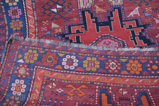 Leshgi Caucasus Wool on Wool in generally good condition 
Size: 330x120cm
Price: 350€                     