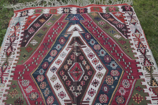 Aydin Kelim Anatolian Wool on Wool Good condition 
Size: 465x165cm 
Price: 950€                     