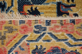 Ning Xia Western China around 1880 Very good condition considering its age.
Size:66x66cm
Prize: 950€