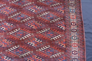  Jomud Mani carpet, 19. centtury Age appropriate condition 
Size: 316x198cm                      