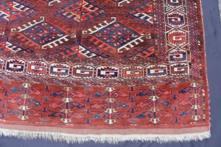  Jomud Mani carpet, 19. centtury Age appropriate condition 
Size: 316x198cm                      