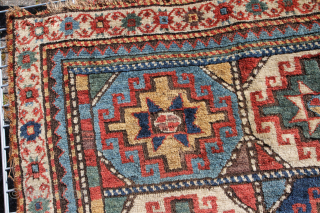 Kasak-Mogan Mid.19th centory with signs ofage and wearsee pictures 
Size:175x112cm Price: 400€ + Post                   