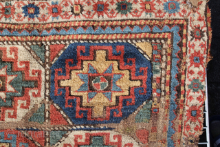 Kasak-Mogan Mid.19th centory with signs ofage and wearsee pictures 
Size:175x112cm Price: 400€ + Post                   