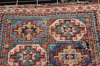 Kasak-Mogan Mid.19th centory with signs ofage and wearsee pictures 
Size:175x112cm Price: 400€ + Post                   