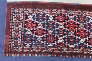 Torba Tent Bags Front Panels, 
Turkmenistan southeast caspian coast region So-called Eagle-göl group.
19th centory, excellent condition.
Size: 93x39cm                