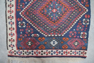 Anatol Kelim about 1940, size: 2,30 x 0,85 m wol on wool, condition excellent                   