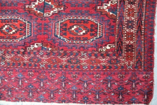 Tekke Djuval about 1920, size: 1,26 x 0,77 m, wool on wool, condition good                   