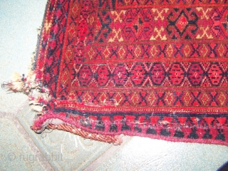 Tekke Tschowal about 1920, size: 1,55 x 0,87 m, wool on wool, condition good,                   