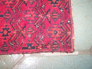 Tekke Tschowal about 1920, size: 1,55 x 0,87 m, wool on wool, condition good,                   