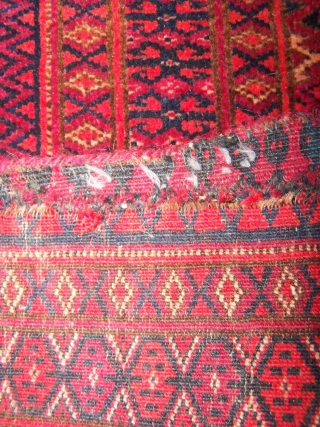 Tekke Tschowal about 1920, size: 1,55 x 0,87 m, wool on wool, condition good,                   