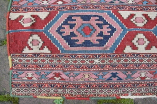 SHAHSAVAN sumak, Wool on Wool Very good condition Size: 94x73cm                       