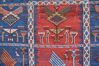 Schaddah Eastern Caucasus Baku RegionSecond half ofthe 19th century Very good condition
Size: 209x142cm
Price: 3500€