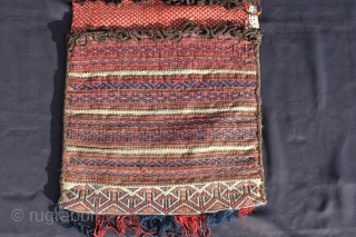 Yomud double bag Wool on Wool, good condition
Size: 104x50 cm                       