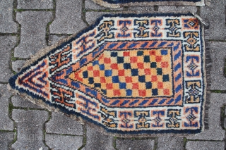 A few Gabbeh Mafrasch  around 1920
Wool on Wool in a good condition
SIZE: 77x49 cm                  