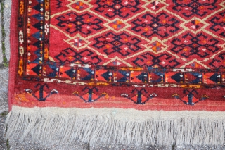 Beschir Mafrasch Turkmenistan around 1920
Wool on Wool in a good condition,
SIZE: 80x54 cm
                    