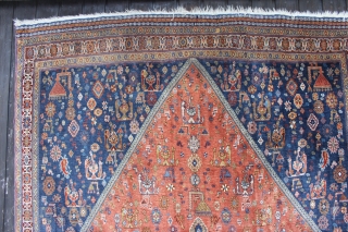 Gashgai - Gashguli around 1920 very fine weave excellent condition.
Size: 195x 127cm                     