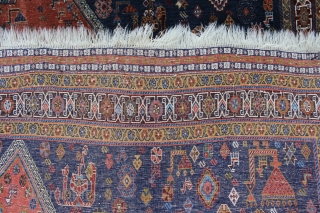 Gashgai - Gashguli around 1920 very fine weave excellent condition.
Size: 195x 127cm                     