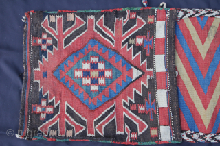 A rare double bag from the Avar tribe good condition.
Size: 130x47cm 
Price: 3500€                    