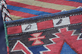 A rare double bag from the Avar tribe good condition.
Size: 130x47cm 
Price: 3500€                    