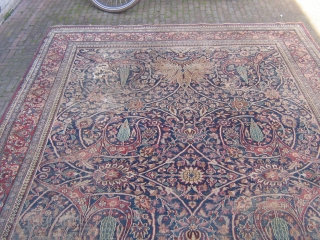 antique dorokhsh meshed persian rug circa 1900 size 210 x 340 cm 
ask about this                  