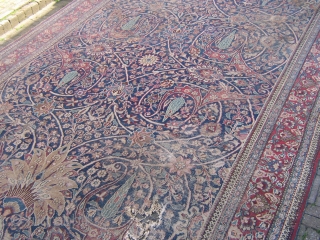 antique dorokhsh meshed persian rug circa 1900 size 210 x 340 cm 
ask about this                  