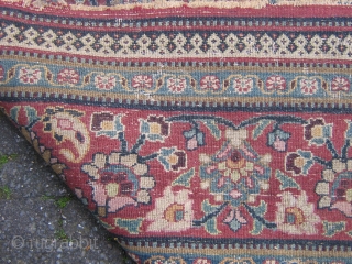 antique dorokhsh meshed persian rug circa 1900 size 210 x 340 cm 
ask about this                  