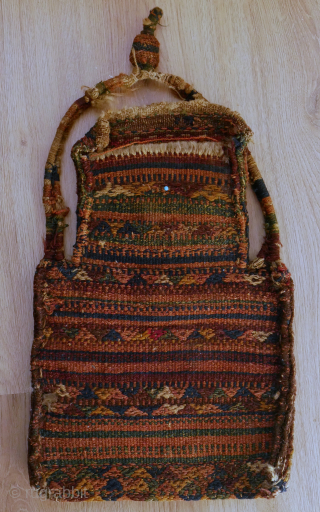 small Kurdish saltbag piled, namakdan, nice backside and good condition. 46 x 30 cm. Please use contactform on www.beamol.nl