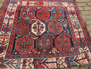 Boteh bag, Prob. Khamseh, very good condition. 56 x 57 cm. 
please use contactform on beamol.nl                 