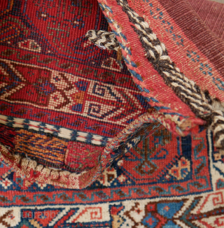 Boteh bag, Prob. Khamseh, very good condition. 56 x 57 cm. 
please use contactform on beamol.nl                 