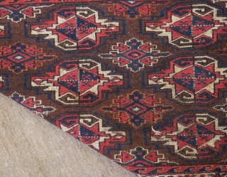 Jomud chuval, This Yomud has a kilim backside. 70 x 112                      