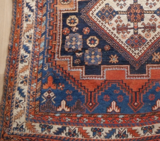 Afshar rug with beautiful natural colours, some low pile, all sides secured, recently handwashed. 200 x 141 cm.
you can also reach me on www.beamol.nl
         