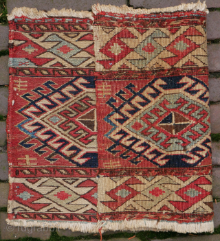 Sumac cicim Shahsavan panel, good colours, 33 x 52 cm. please use contactform on www.beamol.nl
                  