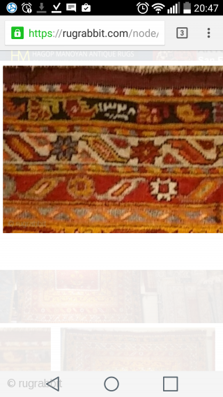 112 years old kobya kavak carpet with arabic date... Open for an offer                    