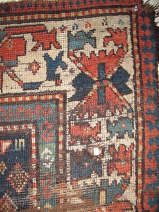 Antique Caucasian Memling Gul Rug. Fantastically smashed but...                         