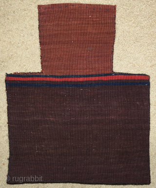 Small Baluch flatwoven salt bag                            