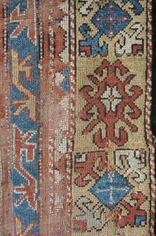 Anatolian Bergama Area Bellini Type Rug. Great scale, soft color with balanced but asymmetric drawing accentuating differences in both top and bottom as well as left and right hemispheres. 
There are five  ...